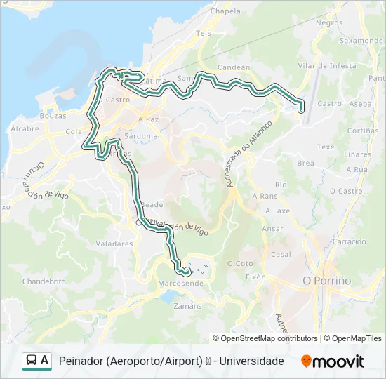 A Bus Line Map