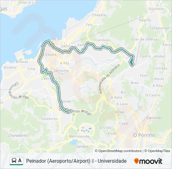 A Bus Line Map