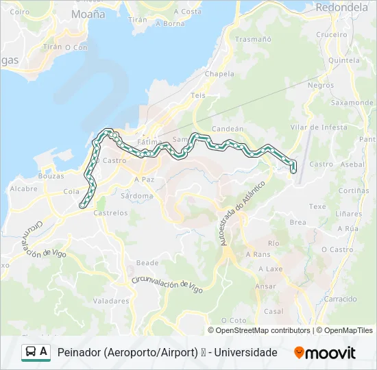 A Bus Line Map