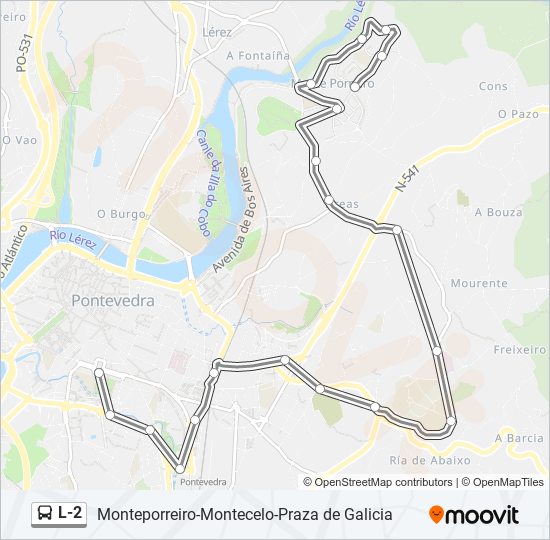 L-2 bus Line Map