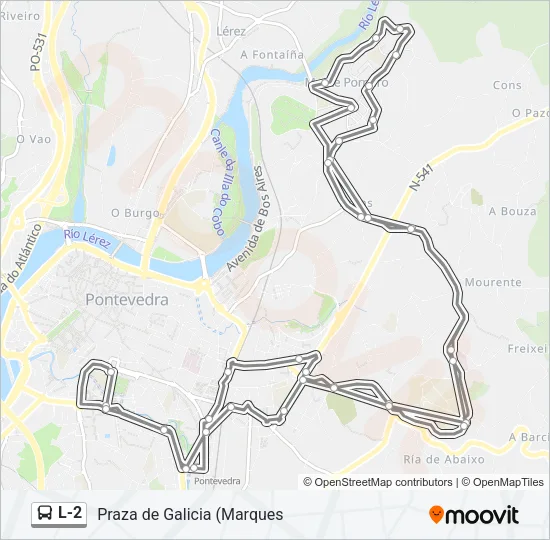 L-2 Bus Line Map