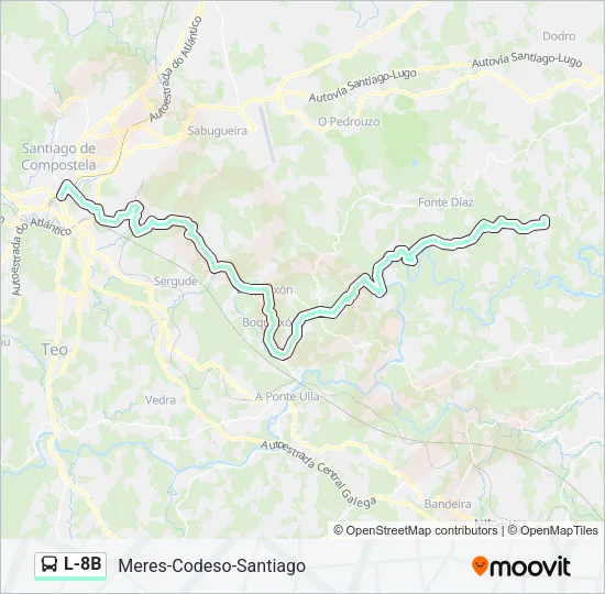 L-8B bus Mapa de línia