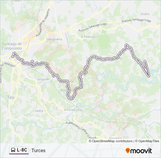 L-8C Bus Line Map