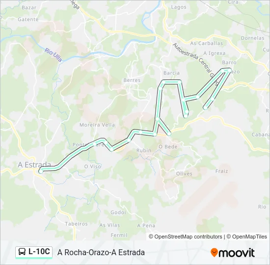L-10C bus Mapa de línia