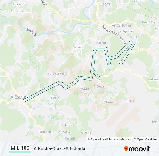 L-10C Bus Line Map