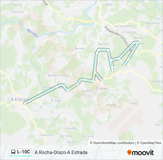 L-10C Bus Line Map