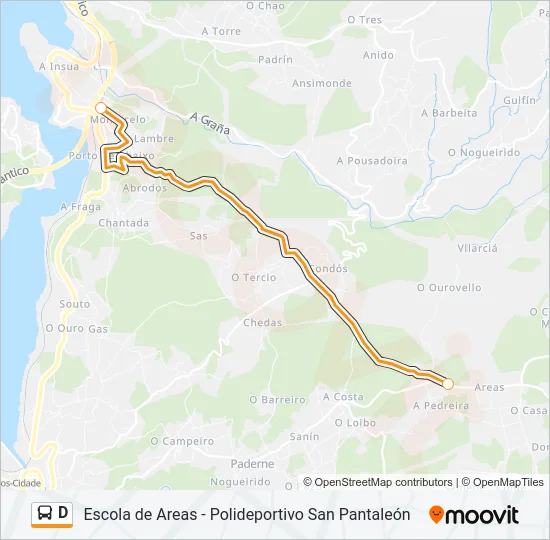 D Bus Line Map