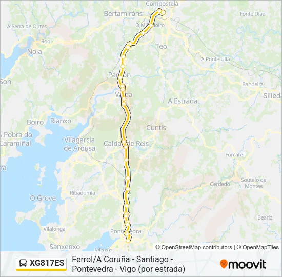 XG817ES Bus Line Map