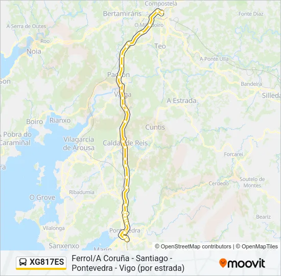 XG817ES Bus Line Map