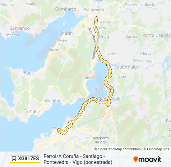 XG817ES Bus Line Map