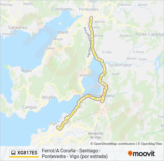 XG817ES Bus Line Map