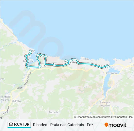 P.CATDR Bus Line Map