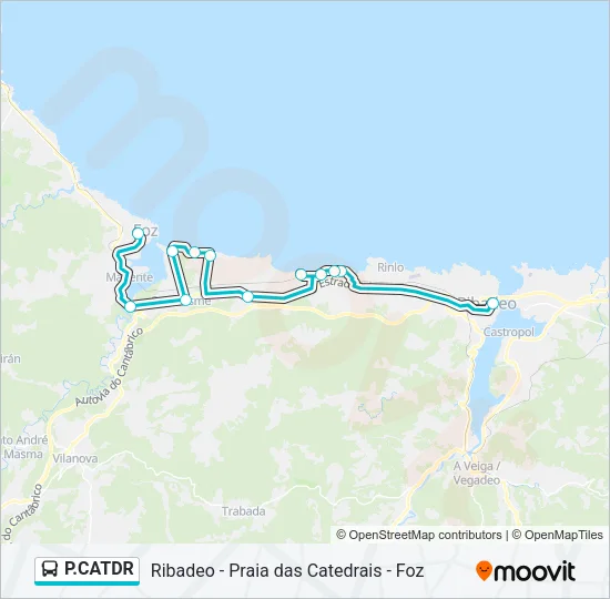 P.CATDR Bus Line Map