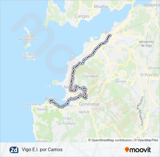 2D Bus Line Map