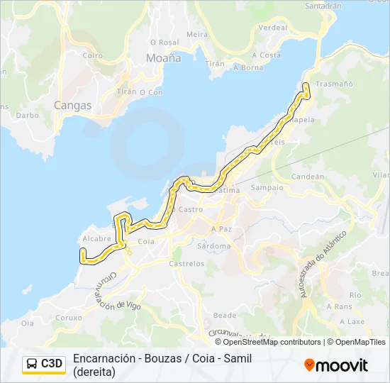 C3D Bus Line Map