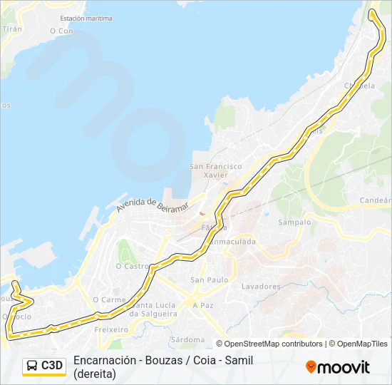 C3D Bus Line Map