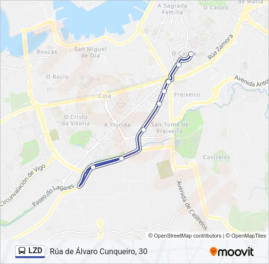 LZD Bus Line Map