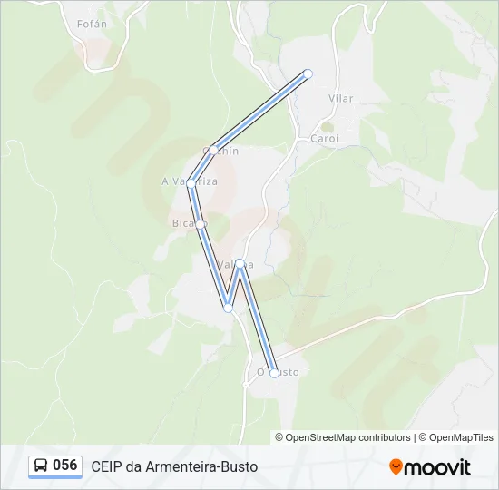 056 Bus Line Map