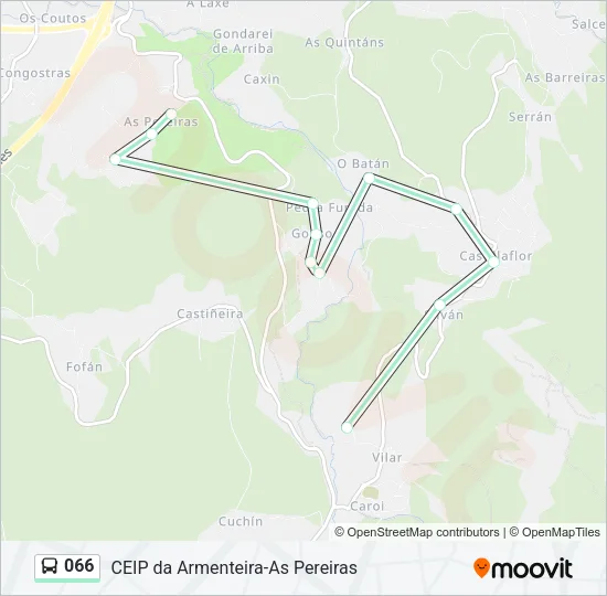 066 Bus Line Map