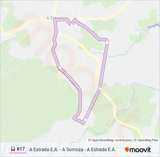 817 Bus Line Map
