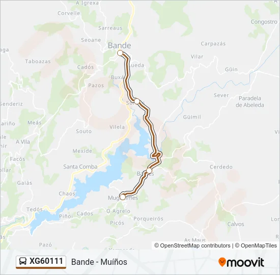 XG60111 Bus Line Map