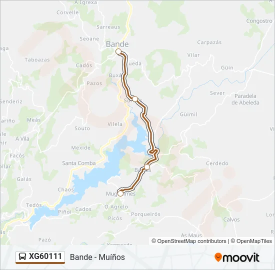 XG60111 Bus Line Map