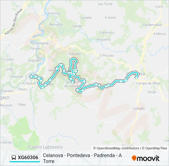 XG60306 Bus Line Map