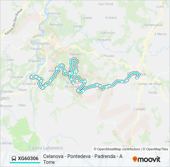 XG60306 Bus Line Map