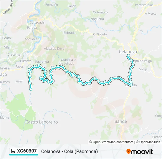 XG60307 Bus Line Map