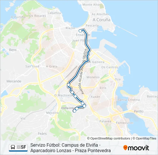 ⚽🏃SF Bus Line Map