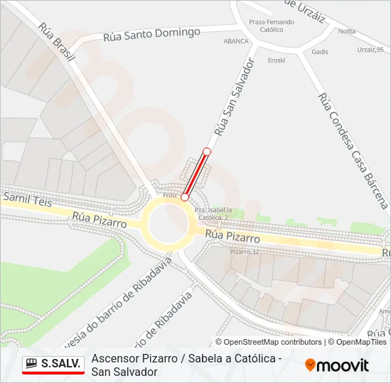 S.SALV.  Line Map