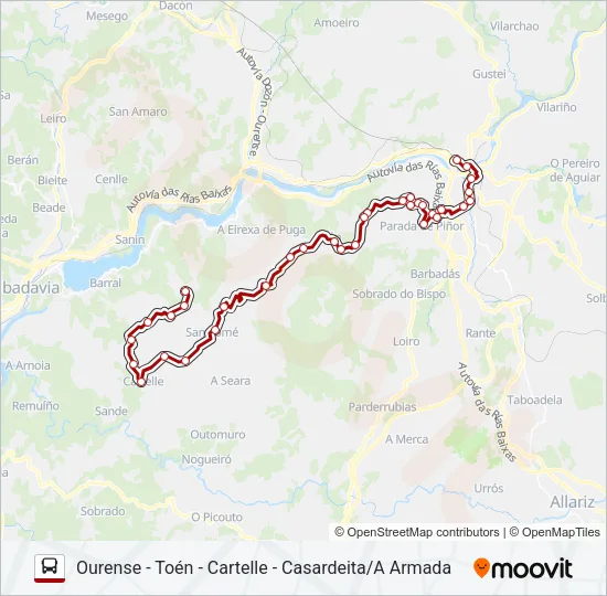 XG60503-13/66 Bus Line Map