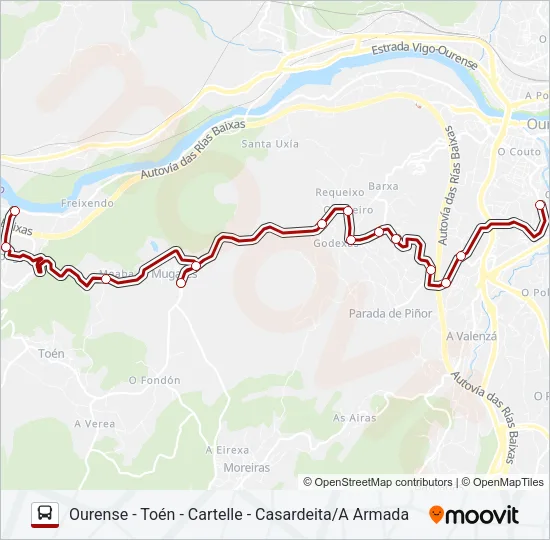 XG60503-13/66 Bus Line Map