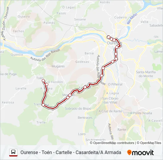 XG60503-13/66 Bus Line Map