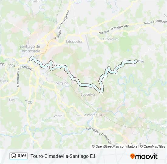 059 Bus Line Map