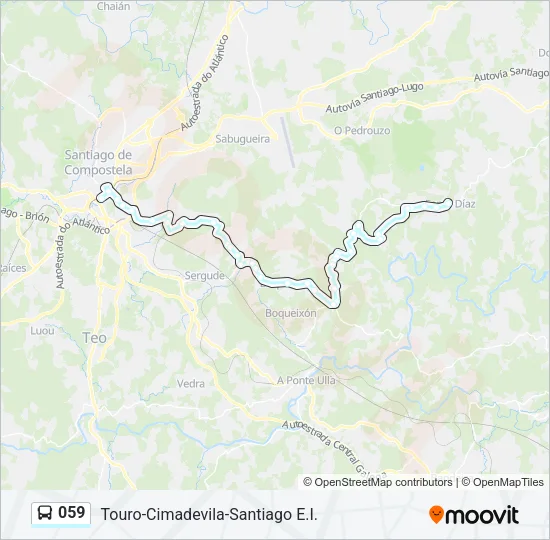 059 Bus Line Map