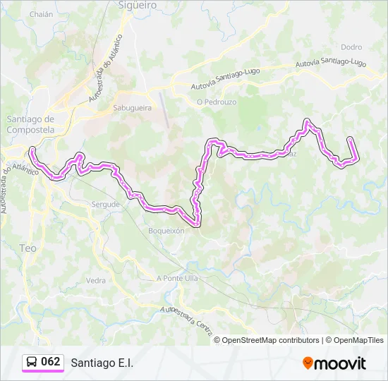 062 Bus Line Map
