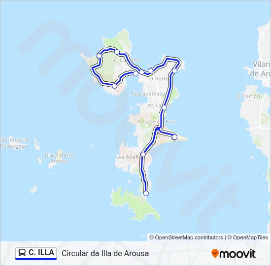C. ILLA Bus Line Map