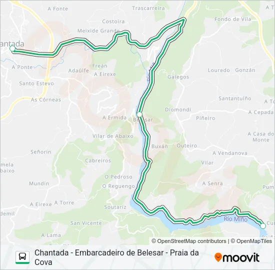CHAN-COV Bus Line Map
