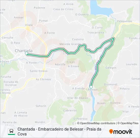 CHAN-COV Bus Line Map