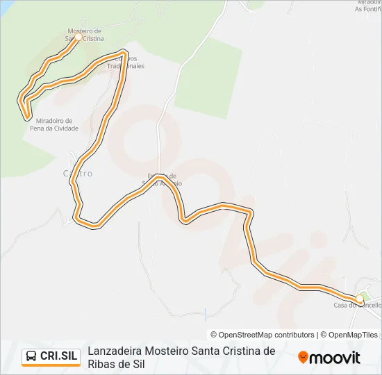 CRI.SIL Bus Line Map