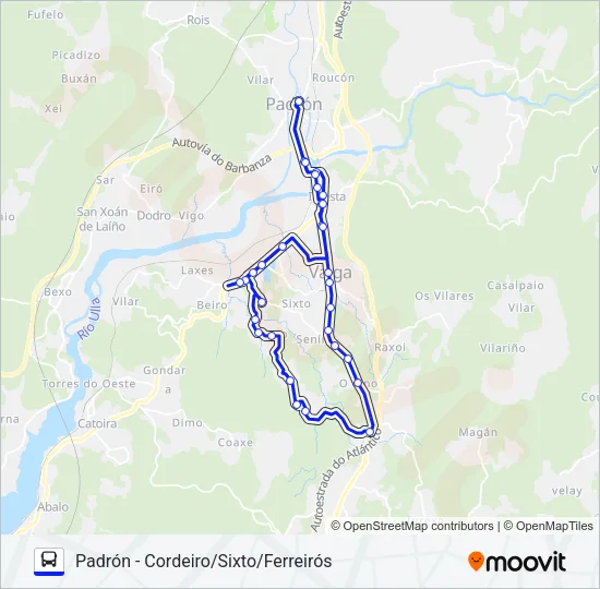 XG83012/31 Bus Line Map