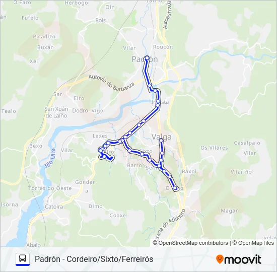XG83012/31 Bus Line Map