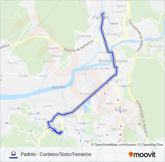 XG83012/31 Bus Line Map