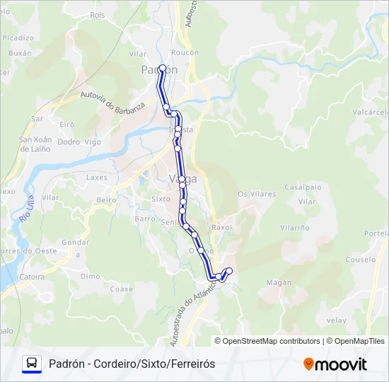 XG83012/31 Bus Line Map