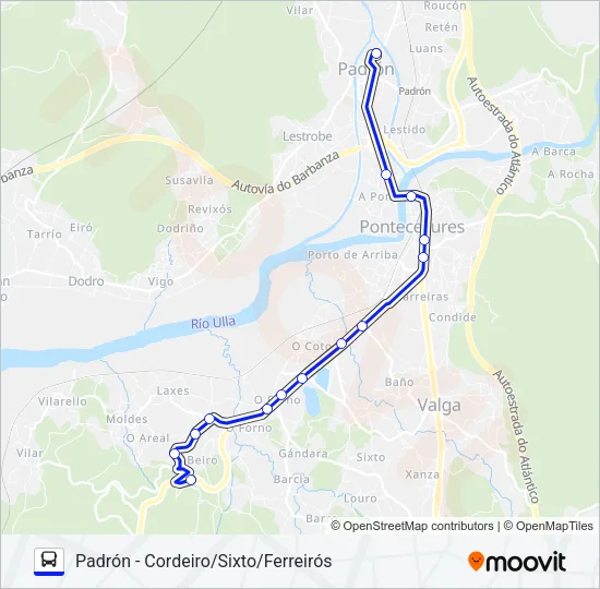 XG83012/31 Bus Line Map