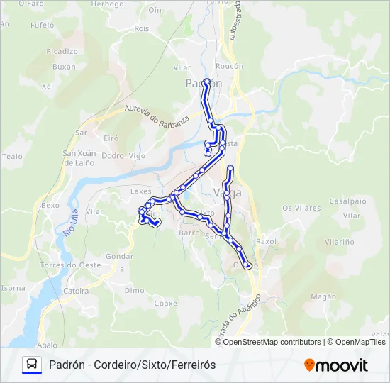 XG83012/31 Bus Line Map