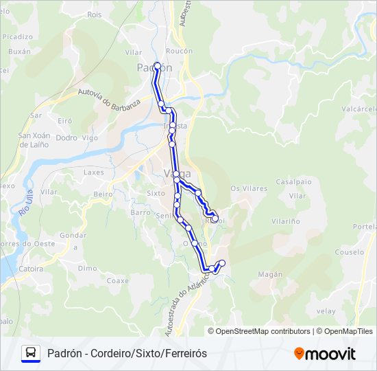 XG83012/31 bus Line Map