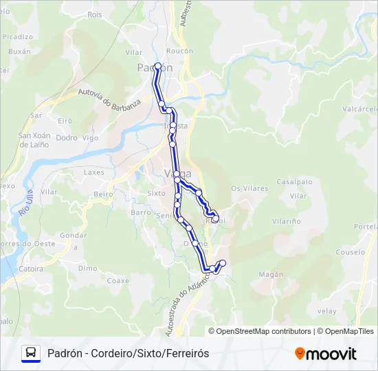 XG83012/31 Bus Line Map