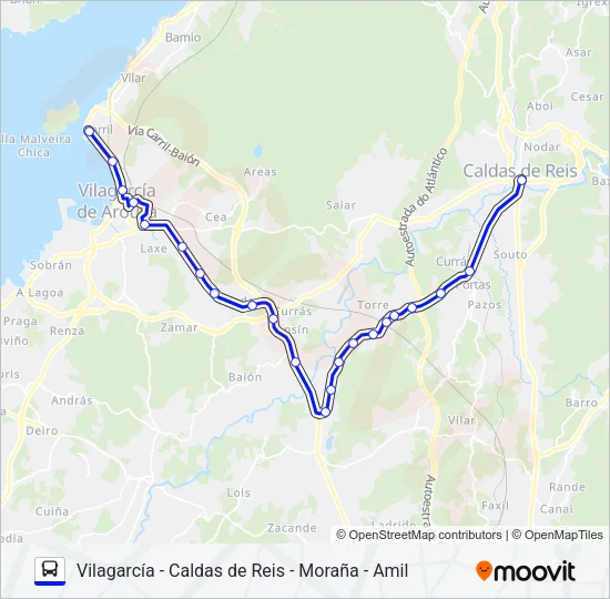 XG83001/9 Bus Line Map